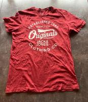 Original Jack & Jones Tshirt T-Shirt Shirt Herren L Bordeaux rot Bayern - Fürstenzell Vorschau