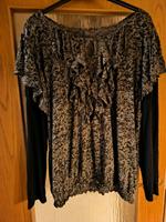 MS Mode Blusenshirt schwarz/grau Gr.3XL Hessen - Wolfhagen  Vorschau