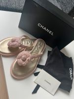 Chanel Flip Flops Sandalen Schuhe 37 ! Tweed Rose Bochum - Bochum-Ost Vorschau