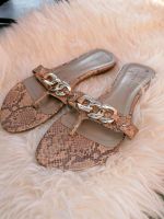 Zehentrenner flip flops animal print Muster gold Ringen Gr 41 Nordrhein-Westfalen - Geilenkirchen Vorschau