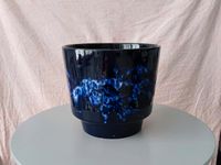 Blumentopf, Blumenkübel, Vase, Batik, blau, marine Niedersachsen - Worpswede Vorschau