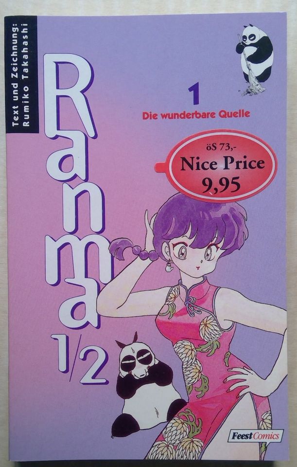Ranma 1/2 Band 1-4 und 6, Manga (Feest Comics ab 1999) in Donauwörth
