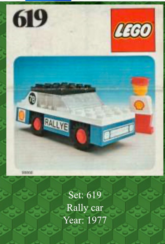Lego 619 Rally Car Bauanleitung Rar 70er Jahre in Syke