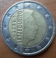 2 Euro Münze Luxenburg-Letzebuerg 2002 Thüringen - Bad Blankenburg Vorschau