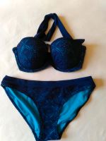 Blauer Bikini Balconette Neckholder - Spitze 36/38 Stuttgart - Stuttgart-Ost Vorschau