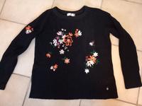 Schwarzer Pulli mit Stickerei Bayern - Falkenberg Vorschau