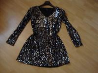 Amisu Paillettenkleid Gr. M 38 schwarz Kleid Party Club  1/2 Hessen - Lorsch Vorschau