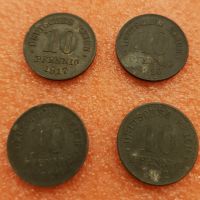Münzen: 4x 10 Pfennig Deutsches Kaiserreich 1917 1920 1921 1922 Dresden - Innere Altstadt Vorschau