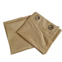 2x Vorhang Schal Ösenschal beige glänzend je 140x260 cm NEU Brandenburg - Glienicke/Nordbahn Vorschau