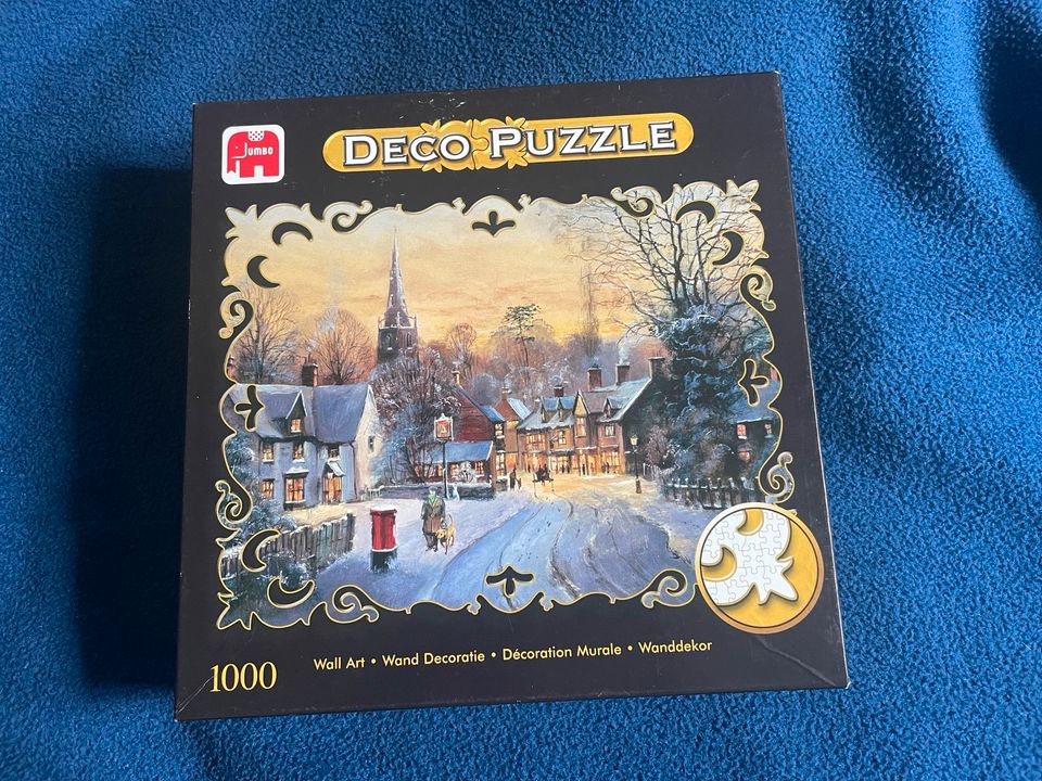 Jumbo Deco Puzzle „Late Stroll“ - Wanddekor - 1000 Teile / Winter in Liederbach