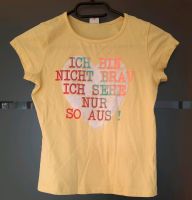 S.Oliver T-Shirt gelb 128 134 ich bin nicht brav  ❗️ Bayern - Uehlfeld Vorschau