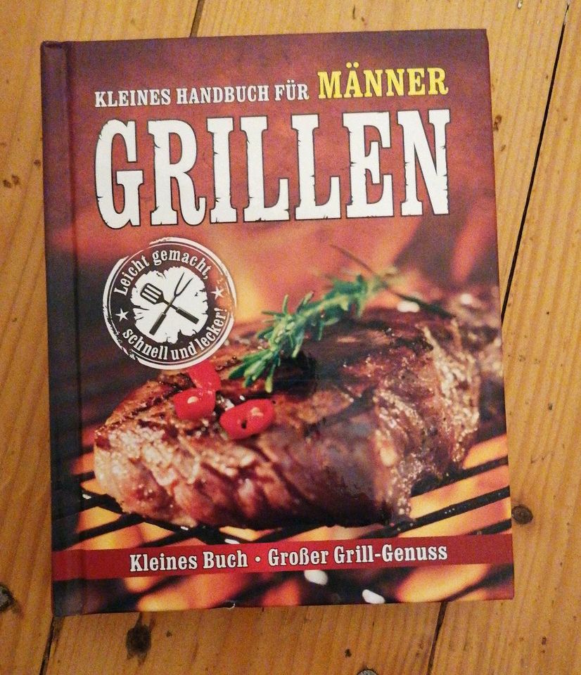 Geschenk für Männer Griller Vatertag Bürger Grillbuch Grillen in Leingarten