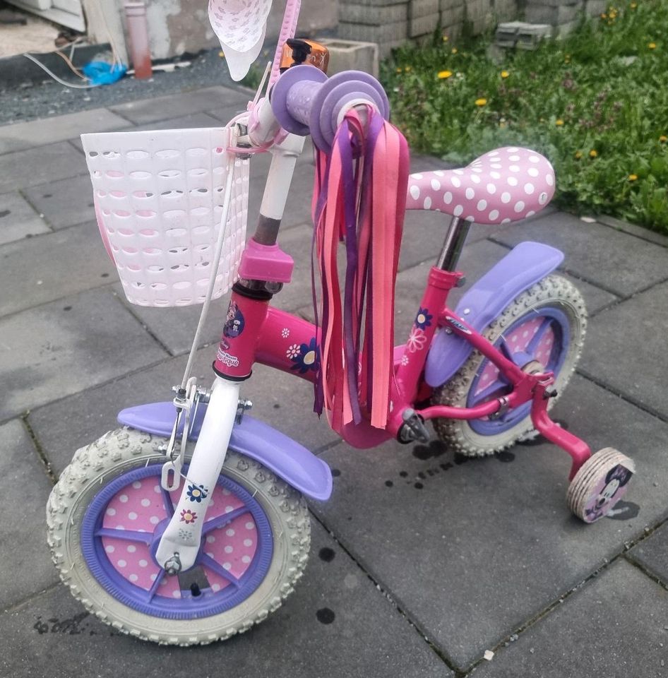 Mädchen Fahrrad 12er Minnie Maus Pink in Arnsberg