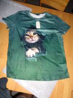 damen  T-Shirt Neu  ungetragen   katzenmotiv Hessen - Schlüchtern Vorschau