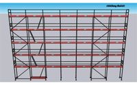 Plettac - Gerüst Komplettpaket 215qm - Feldlänge 2,50m -Länge 17,50m - Arbeitshöhe 12,30m - 200qm, 210qm, 220qm, 225qm Hessen - Eschenburg Vorschau