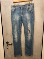 Zara Jeanshose W32 M/L Blau used destroyed ripped denim boho h&m Saarland - Saarlouis Vorschau
