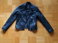 Lederjacke von C&A,  schwarz, Kunstleder Hessen - Steinau an der Straße Vorschau