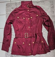 Barbour International Damen-Jacke mit Gürtel in Bordeaux Niedersachsen - Gifhorn Vorschau