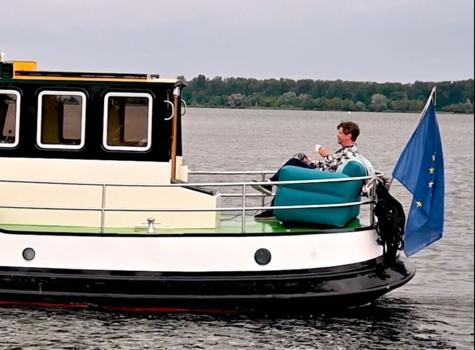 Hausboot, Wohnboot, Rietak, Seeblick, Wohnschiff, Eigentumwohnung in Werder (Havel)