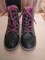 Stiefeletten Schuhe Stiefel dunkel blau pink Größe 34 Nordvorpommern - Landkreis - Bad Sülze Vorschau