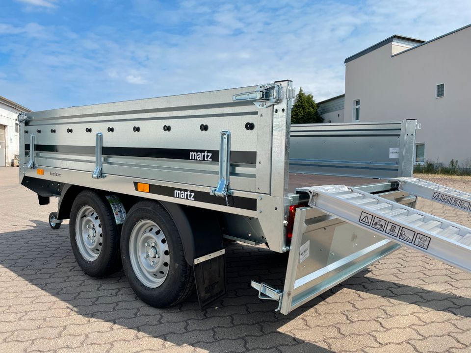 ➡️ PKW-Anhänger 2000Kg 254x153x40 Hochlader 100Km/h Neu in Magdeburg