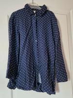 Bluse ESPRIT Polka dots dunkelblau mit weißen Punkten -Größe  34 Hessen - Oestrich-Winkel Vorschau