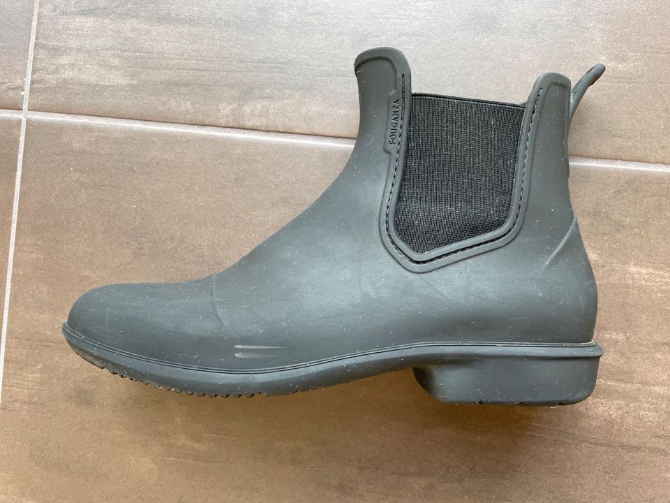 Fouganza Decathlon Reit- Pferde- Stiefel Stiefeletten Größe 40 in Kranichfeld