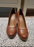 Tamaris High Hells Cognac Holzsohle Gr.39 neuwertig Sachsen - Markranstädt Vorschau