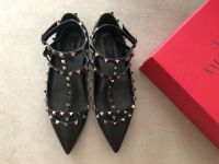 Valentino Garavani Ballerinas Rock Stud 38 schwarz Baden-Württemberg - Wolfschlugen Vorschau