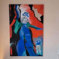 Bild, Kunst, Gemälde, Acrylbild, Familie abstrakt Baden-Württemberg - Murrhardt Vorschau