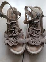 Gabor / Sommerschuhe / 40 / beige / Keilsandalen Rheinland-Pfalz - Stadecken-Elsheim Vorschau