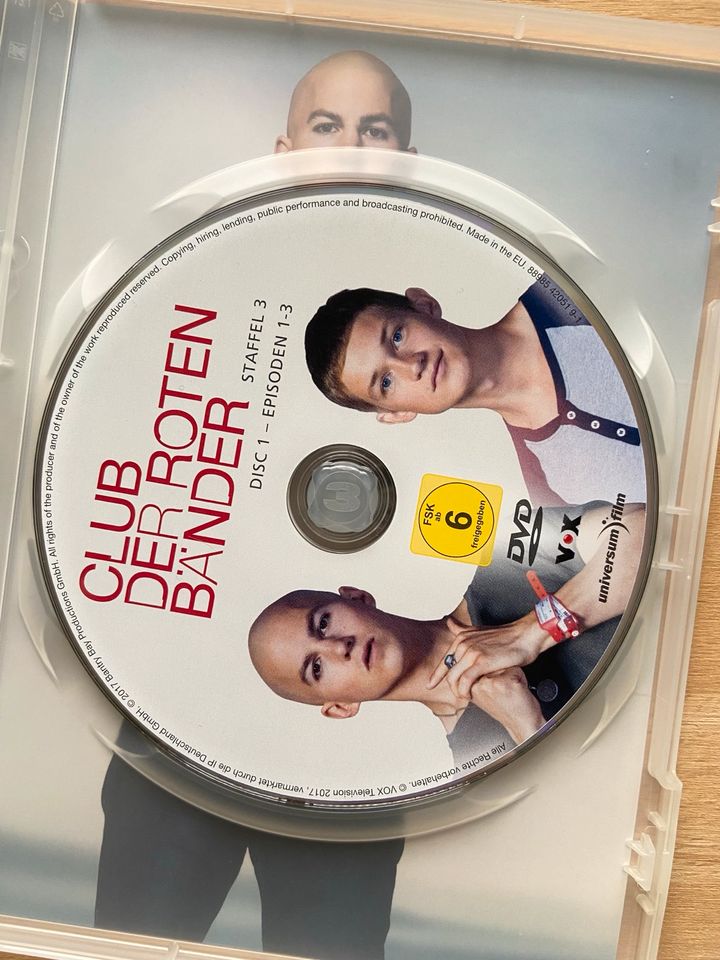 „Club der roten Bänder“ Staffel 1, 2 & 3 auf DVD - teilweise NEU in Mettingen