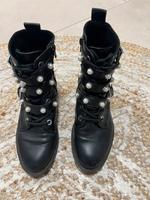 Jane Klain Boots Perlen Schuhe Schwarz Damen Gr. 39 Bayern - Bad Neustadt a.d. Saale Vorschau