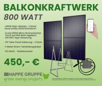 Balkonkraftwerk 800 Watt Solar PV Komplettset Black + Halterung Nordrhein-Westfalen - Rheda-Wiedenbrück Vorschau