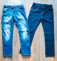 Jeans Doppelpack H&M/C&A Größe 158 mit verstellbarem Bund Bayern - Bischofsmais Vorschau