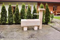 Holzbrunnen Grüneck eckiger Wassertrog Tannenholz Tanne Holz Bayern - Bad Kissingen Vorschau