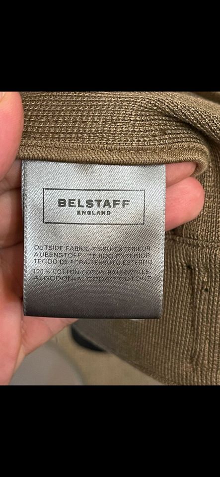 Belstaff Jacke Herren braun Leder Nylon XL in München