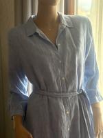 Joseph Janard Designer Leinen Kleid Gr 44 blau edel Chick Baden-Württemberg - Karlsruhe Vorschau
