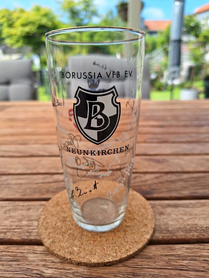 Bierglas Borussia VfB Neunkirchen, Schloss Bräu in Springe