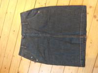 Opus Jeansrock in blau/schwarz Größe 34 Hessen - Linsengericht Vorschau