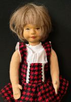 Hildegard Krahmer Vintage Puppe  35 cm  Holzkopf  echte Haare Hessen - Offenbach Vorschau