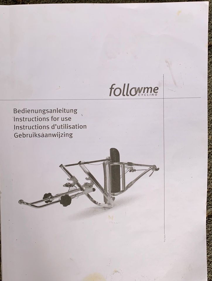 FollowMe Tandemkupplung mit Zubehör in Leipzig