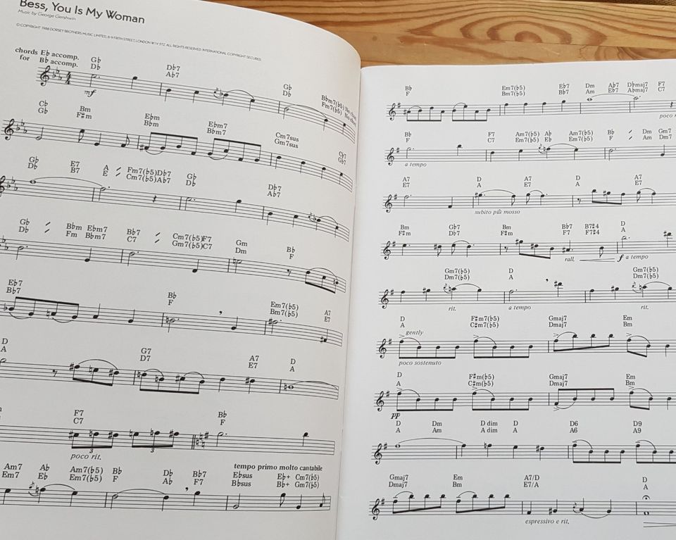 The Music of George Gershwin for Saxophone,Notenheft 26 Titel TOP in Herzogenaurach