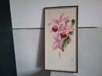 Bild Orchideen Kunstdruck gemalt antik vintage Niedersachsen - Hude (Oldenburg) Vorschau