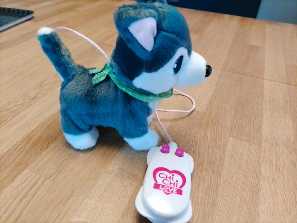Chi Chi Love Husky Welpen Puppe Hund Kinderpuppe  Spielzeug in Flein
