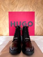 HUGO BOSS Damen Lederstiefeln in Dunkelbraun (37, Made in Italy) Nordrhein-Westfalen - Oberhausen Vorschau