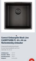 CARESSI Einbauspüle Black Line CAGRPP40BK-FL 44 x 44 cm Beuel - Vilich Vorschau