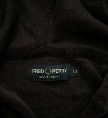 Fred Perry Hoodie Kapuzenpullover Velours Damen Gr.12 wie L/40 in Frankfurt (Oder)