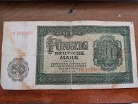 50 Mark DDR 1948 Banknote Geldschein Berlin - Spandau Vorschau