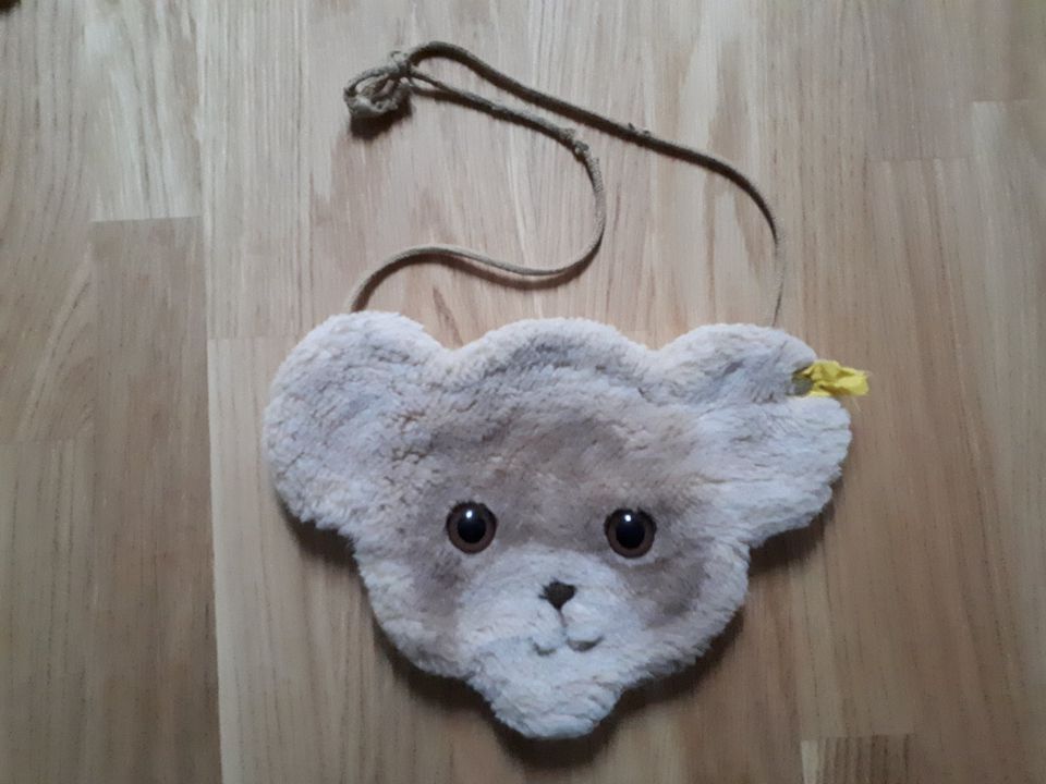 Steif Teddy-Kopf Tasche groß in Witten
